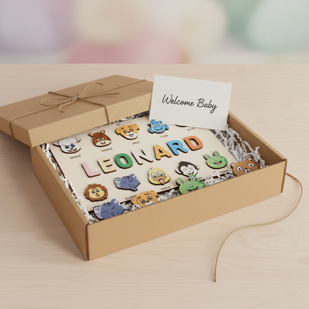 Toys for 1 Year Old Girl and Boy, Personalized Baby Gift, Birthday Gift